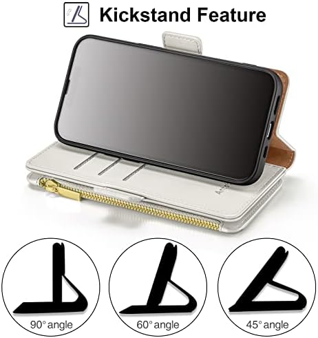 Antsturdy za Samsung Galaxy Note 9 6.4 Torbica-novčanik 【Zaključavanje RFID 【】 za Džep 【】 za 7 utora za kartice】 Zaštitna torbica-knjižica