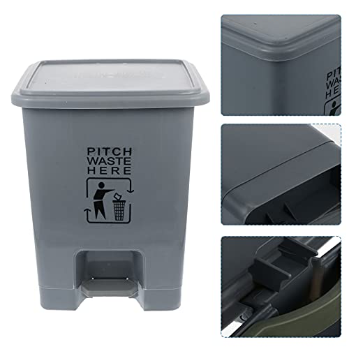 Cabilock plastične kante za smeće kante za smeće uredske kante za smeće 1pc Korak smeće 15L smeće velikog kapaciteta kanta za kućni