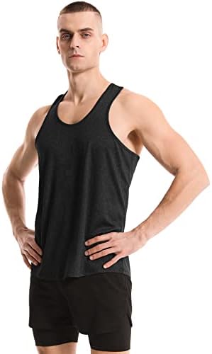 Amvelove muški suho fit mišićni tenk vrhovi y-back trening tenk vrhovi teretane majice bez rukava za bodybuilding bez rukava