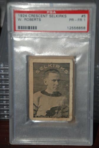Crescent PSA 1 1924. Selkirks Hockey Card W. Roberts 5 prodao i fotografirao TheGodoldboys