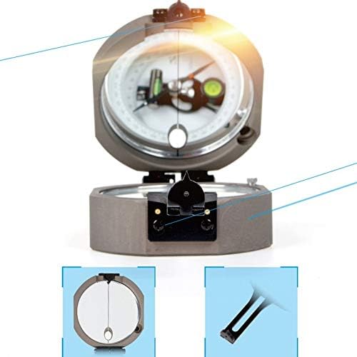 ZJHYXYH prijenosna sklopiva leća kompas multifunkcionalna kompas nadzorna ploča montaža vanjski alati