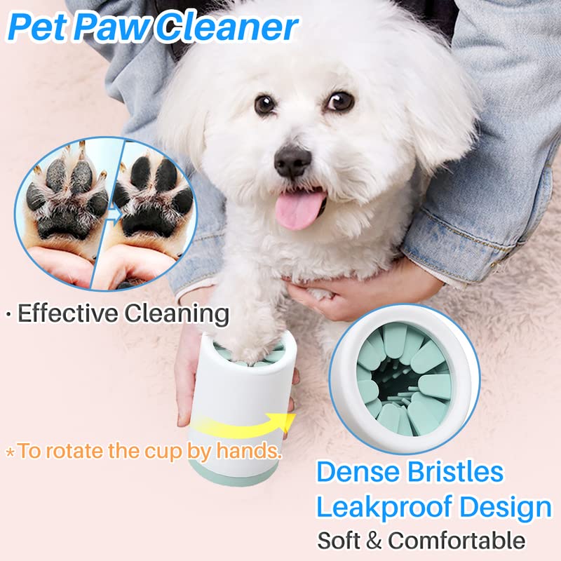 ; Sredstvo za čišćenje psećih šapa prijenosna šalica za pranje šapa sredstvo za čišćenje psećih šapa Mekani silikonski češljevi set