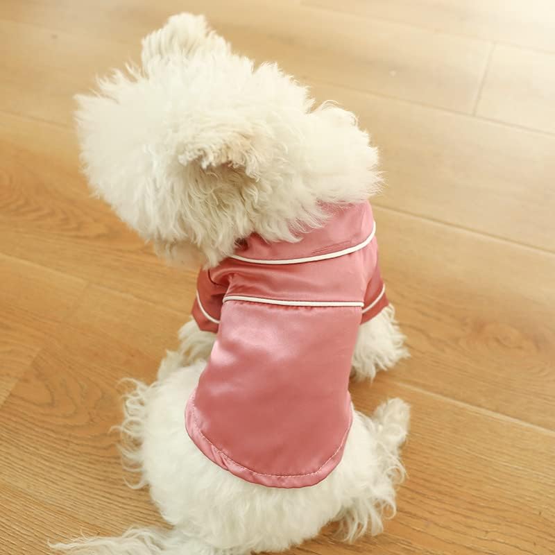 Pidžama za pse br. Odjeća mekane košulje za male pse svilena košulja za štence odjeća za pse odjeća za kućne ljubimce kostimi za pse