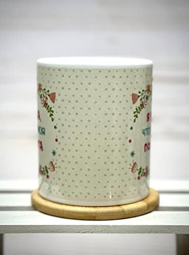 Ruski poklon šalica za kavu šalica za čaj-najbolji tata na svijetu-keramika 15 oz