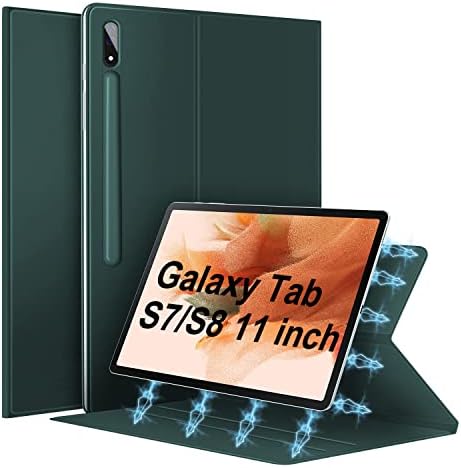 Syndruce magnetska futrola za 2022. Samsung Galaxy Tab S8 11 inčni, zaštitni poklopac za 2020. Samsung tablet S7 11 sa S držačem olovke,
