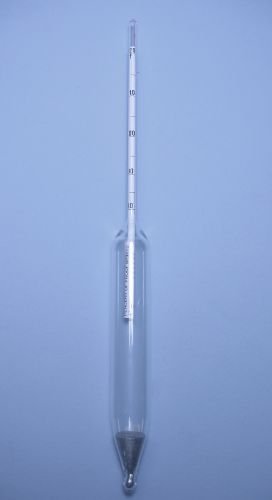 Vee Gee 6613-I hidrometar za alkohol, 60-80% dokaz, unutarnji prihod veličina I, 0,2% pododjeljka, duljina 305 mm