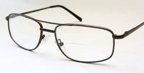 Magnivision 1,25 Bifokalna tradicionalna naočala za čitanje s opružnim šarkama- + + 1 besplatni bonus od mikro-suededa krpa