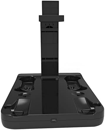 VR zaslon za punjenje lampica, VR2 stanica za punjenje dvostrukog kontrolera, kompatibilna s PS5 i VR priborom, VR nosač kaciga