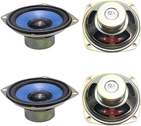 AICOSINEG 4PCS 5W 4 OHM DIY magnetski zvučnik audio zvučnici 77 mm promjera okrugli oblik Zvučnik