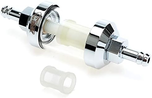 1/4 inline Filter za gorivo - APE Racing Universal Bullet Aluminij metalni stakleni filtar za gorivo za motociklističke bicikle ATV