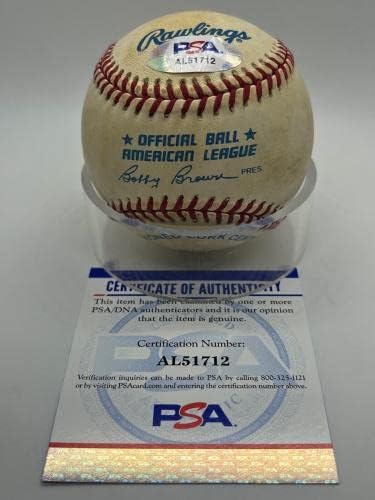 Dennis Eckersley Oakland A je potpisan službeni autogram MLB bejzbol PSA DNA *12 - Autografirani bejzbol