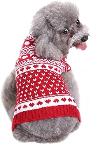 Dog džemperi kornjača Mali pseći džemper pletenica Slatka pseća odjeća pulover Topli džemper za kućne ljubimce sa slatkim dekorima
