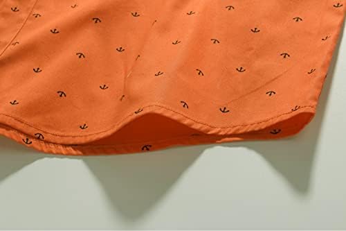 SSLR muške ležerne gumbe dolje košulje redovno ugrađene košulje s kratkim rukavima s pamukom za muškarce