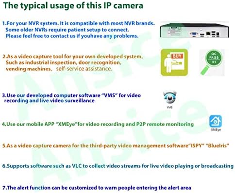 Vandal-otporni 4MP Poe IP kamera Široki kut 2,8 mm Objektiva Doma Network Camera Poe 4.0MP vodootporni IP sigurnosni sustav IR infracrveni