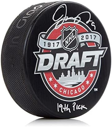 Josh Norris potpisao je na NHL draftu 2017. s brojem 19 - NHL Pakovi s autogramom