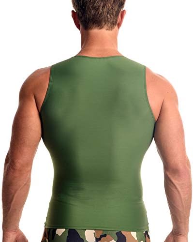 Insta Slim muškim kompresijskim tenk gornjim dijelom - Slimming Body Shiper Mišićni spremnik - Underhirt za kontrolu trbuha