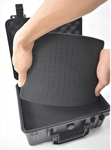 TKFDC sigurnosni instrument Alat Box ABS plastična oprema za opremu alata za opremu Oprema Vanjski kofer s pjenom iznutra