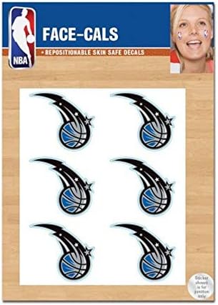 NBA Orlando Magic Face Tetovaža, boje tima, jedna veličina