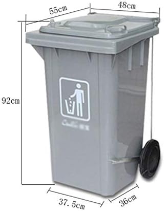 DA TOU 120L papučica bočnog kotača Veliki kapacitet smeća za zgušnjavanje sanitarne plastične kante s poklopcem