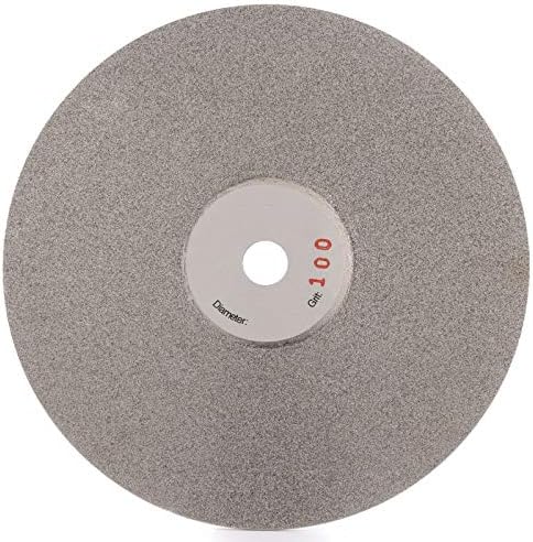 Drilax 6 -inčni grit 100 Profesionalna kvaliteta Dijamantni presvučeni lapidarski kotač Disk nakit za poliranje na nakit Ravni kotač