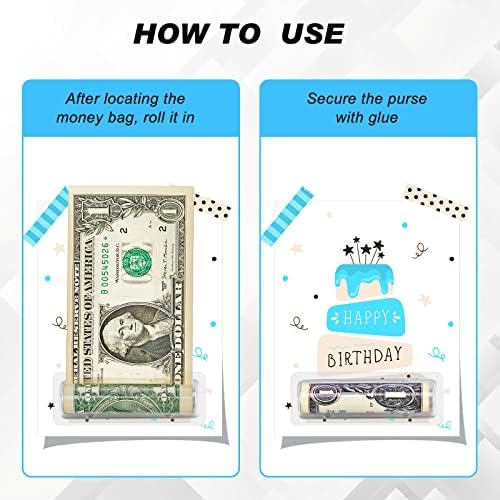Gueevin DIY Novac novčane kartice Clear Cash Torba Plastične kartice Donove prozirnog vlasnika prozora za usne za novčanu karticu