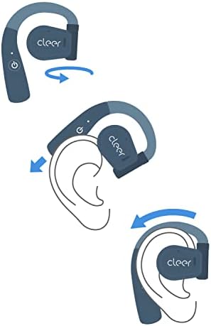 Cleer Audio Arc Open-Ear istinite bežične slušalice s kontrolama dodira, dugotrajnim trajanjem baterije, kontrolom dodira i moćnim