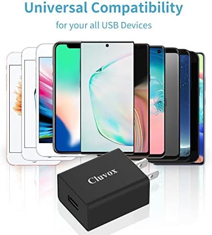 Brzi USB zidni punjač, ​​3Pack brzi punjač telefona kompatibilan za iPhone XS Max/X/XR/8/7 Plus/iPad, 14/13/12/11 Pro/Max, Samsung