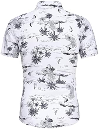 BMISEGM Ljetne košulje za plivanje za muškarce muški ljetni modni slobodno vrijeme Havaji retro tiskani plaža Seaside Holiday Short
