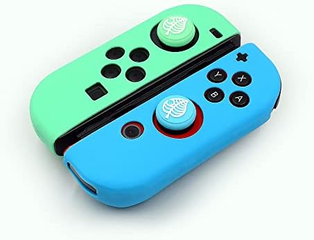 3xi Slatki poklopci za prianjanje palca kompatibilno s Nintendo Switch/Switch OLED/Switch Lite konzola, meki silikonski analogni gumb