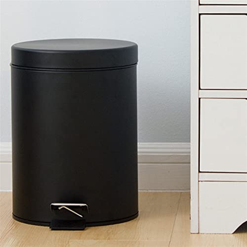 Kante za smeće BBC Crna tiha kanta za smeće kućanski aparati dnevni boravak kupaonica praktična kanta za čišćenje s nožnim pogonom