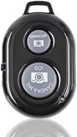Bluetooth daljinski zatvarač - SEPIE SPHTER SPIT STAME KOMENA KOMENA KORAKA ZA TELEFON Android Camera daljinski upravljač - crni praktični