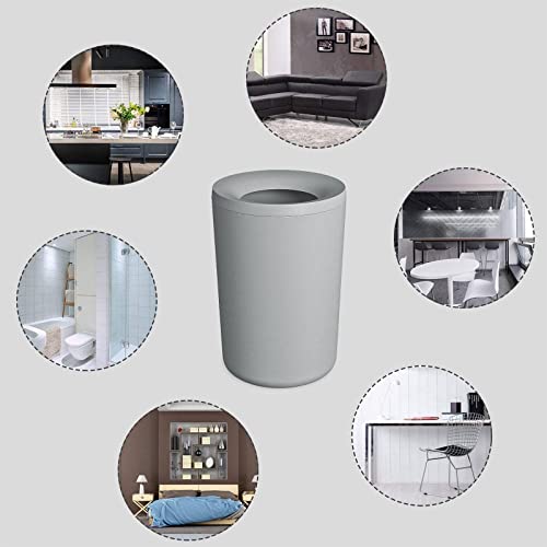 Allmro Malo smeće Can smeće može otpasti kantu za smeće za kupaonicu Kuhinja i uredske plastične mat površine 10L
