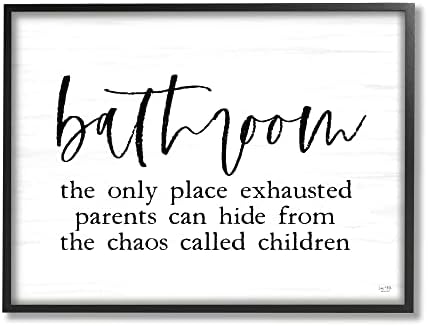 Šaljivi obiteljski citat iz kupaonice za roditelje i djecu, dizajn iz kupaonice za roditelje i djecu