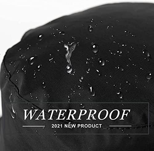 Yiwango unisex vodootporna kiša kanta za sunce kašike za žene široki rub ljetni šešir za hodanje planinarskim brada remen sunčeve šešire