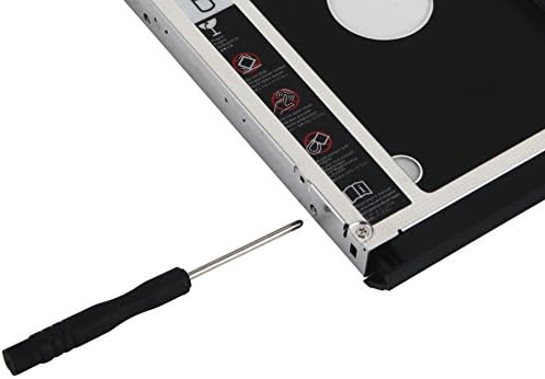 Kućište tvrdog diska DY-tech 2nd HDD SSD Caddy za HP Elitebook 8560w 8570w 8760w 8770w s prednje ploče i po nosačem