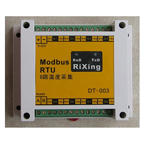 8 kanala izolirana temperaturna mjerna modul DS18B20 senzor RS485 Modbus RTU daljinsko prikupljanje podataka Adam DIN Rail Rail