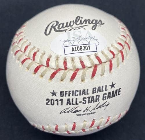 Alex Rodriguez potpisao 2011 All Star Game Logo Baseball JSA - Autografirani bejzbol