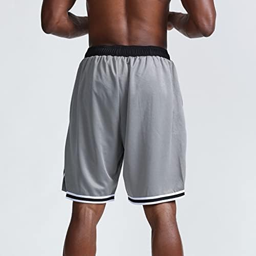 Beuu muške sportske kratke hlače, ljetne brze suhe košarkaške kratke hlače na otvorenom za prozračnu mrežicu trening trajeći kratke