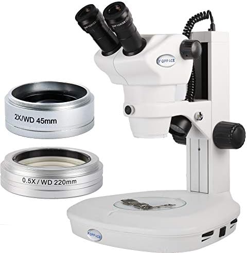 Binokularni stereo mikroskop od 9 do 100 inča s okularima od 9 do 10 do 22 mikroskop za popravak mobitela gornji i donji LED izvor