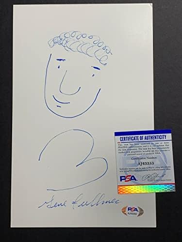 Gene Fullmer s autogramom boksačkog portreta, skica rukavica 943353 - boksačke rukavice s autogramom