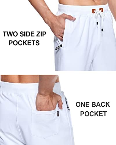 Muške kratke hlače za casual sportske kratke hlače za vježbanje s džepovima s patentnim zatvaračem