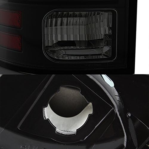 ACCON-za [led podmazivanje u obliku slova] 2013-2018 pick-up Crna zadimljena stražnja svjetla par stražnjih kočionih svjetala