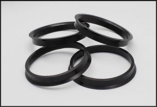 4 PCS Polikarbonatni hubcentrični prstenovi Hub Centric Rings 57.1x66.45mm