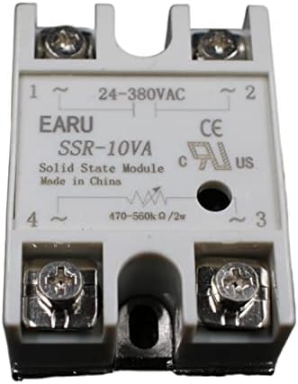 PIKIS 1PCS modul releja čvrstog stanja SSR-10VA 10A 500K OHM do 24-380V AC SSR 10VA regulator otpora