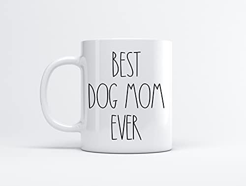 Najbolja pseća mama ikad šalica za kavu-Božićni pokloni - rođendanski pokloni za pseću mamu šalica za kavu-Očev dan / Majčin dan-obiteljska