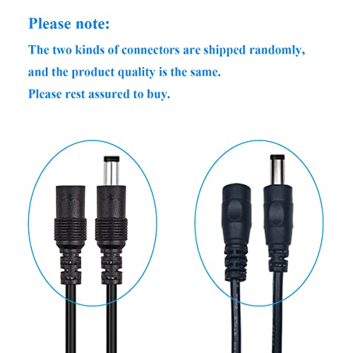 Liwinting 1m/3.28 -fEET DC kabel za ekstenziju napajanja 2,5 mm x 5,5 mm mužjaka do ženskog priključka, kabel za produženje kabela