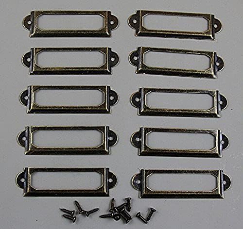 100 komada držač za kartice ladica / držači naljepnica / okviri za naljepnice držač za kartice / naljepnice moderni držači naljepnica-metalna