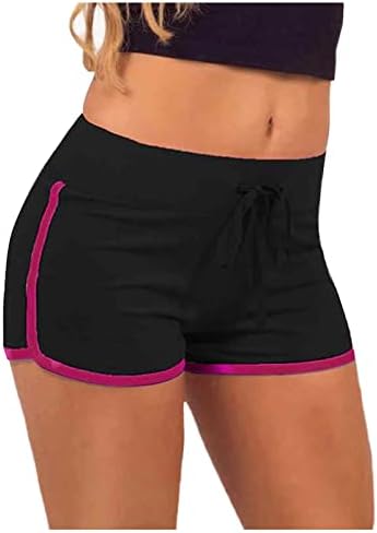 Žene sportska joga fitness kontrola trbuha trbušnjaka gurne gamaše casual teretane odjeće hlače rastezljiva omotača srednji struk kratka