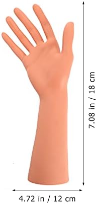 3PCS prikaz rukavica umjetnost žena organizacija za podršku trening trening plastična manekenka zalihe za odlaganje noktiju za nokte