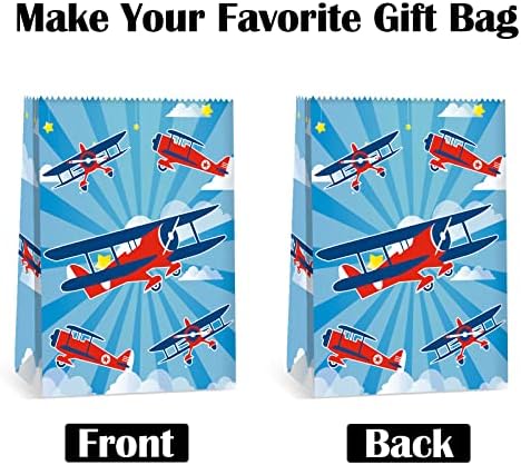 24pcs avionske torbe za zabavu avionom za rođendan avione avione za zabavu ukrasi zrakoplova poklon torba zrakoplova zabava za djecu